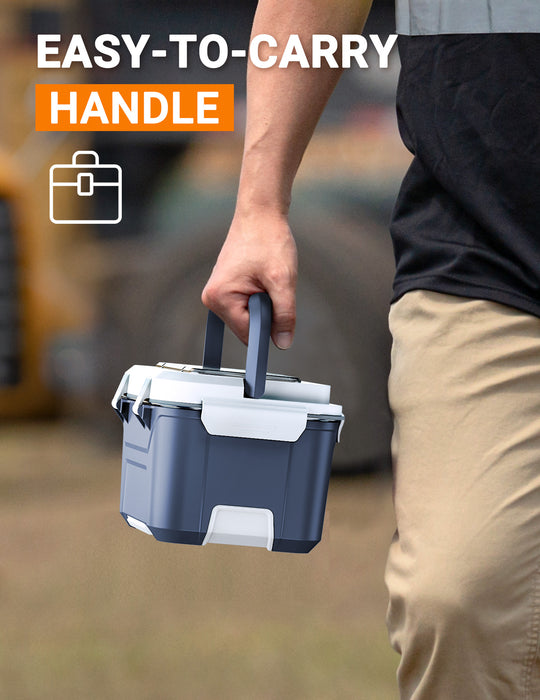 Rechargeable Heated Lunch Box, 1.3L Cordless for Adults with Scheduled Heating