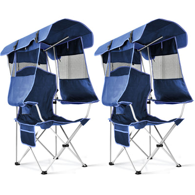 navy blue beach chair