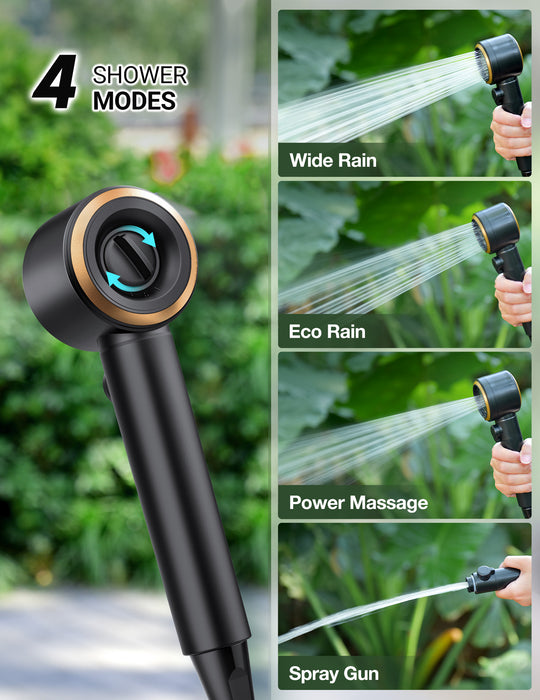 Portable Camping Shower for Camping 8000mAh with 3X Stronger Water Flow